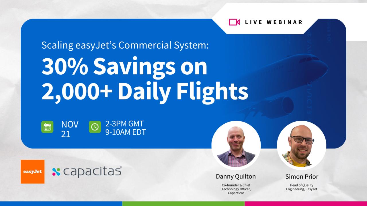 Scaling easyJet's Commecial System: 30% Savings on 2000+ Daily Flights