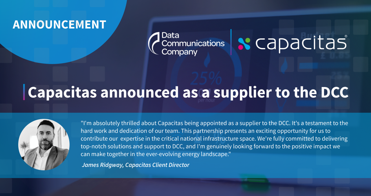 Capacitas Announced as a Supplier to Smart DCC