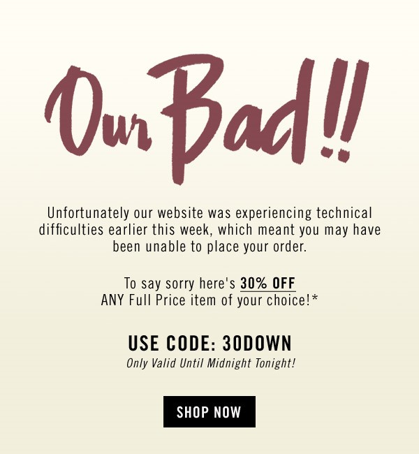 When all Else Fails… what can a retailer do when their website crashes?