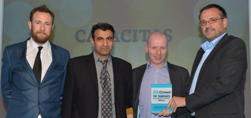 Capacitas Awarded Best Company For Graduates To Work For