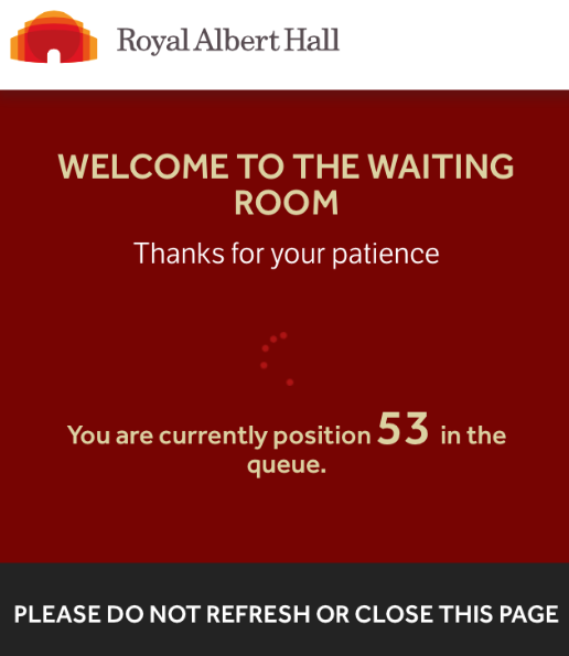 Graceful yet Distasteful Website Queuing